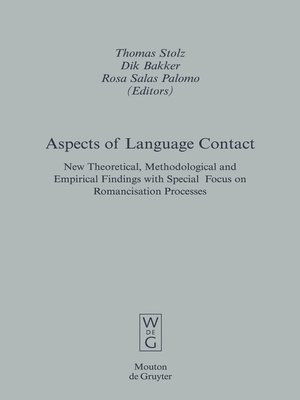 cover image of Aspects of Language Contact